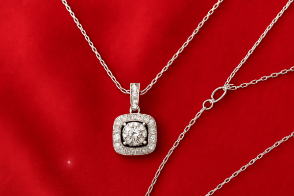 Square Pendant Necklace