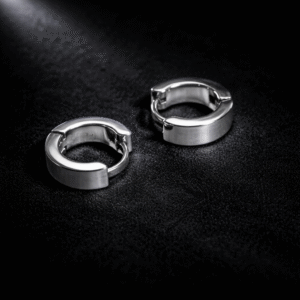 Annisu Urban Edge Hoop Earrings for Men