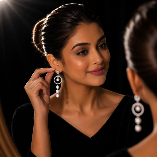 Annisu's Circle Moti Earring for Women & Girls